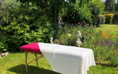 Massage crâne/visage mère-fille
